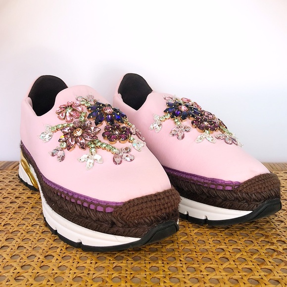 Dolce & Gabbana ‘Barcelona’ Neoprene Sneakers - 38 - Picture 1 of 8